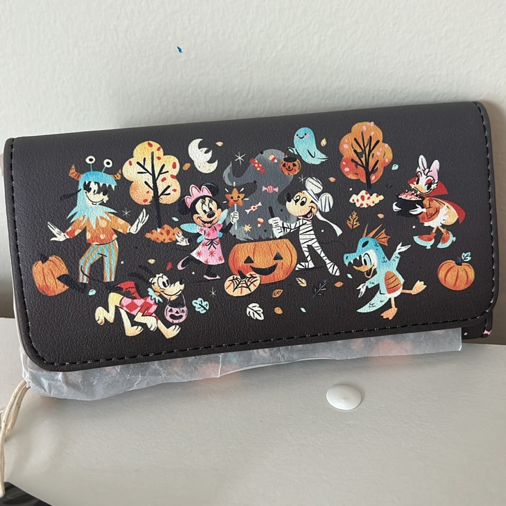 NWT Loungefly Disney Halloween Costumes Mini Backpack and wallet set - Picture 13 of 14